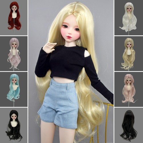 Perruque bjd ondulée poupée - bjd,