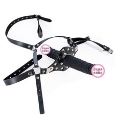 Bondage in pelle PVC doppio