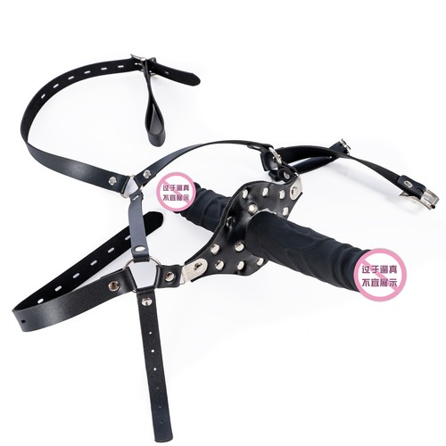 Bondage pelle pvc doppio - pelle,