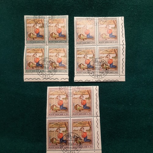 Vaticano 1961 natale valori - , 3