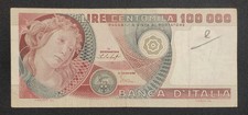 100000 LIRE BOTTICELLI