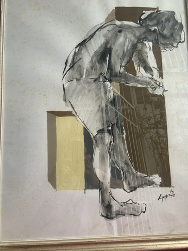 Quadro moderno dipinto mano - dipinto, a