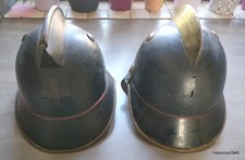 2 antichi elmetti vigili del