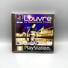 LOUVRE: LA MALEDIZIONE FINALE PS1 Sony Playstation 1 COMPLETO PAL ITALIANO 2 CD