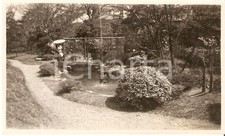 1930 circa TOKYO Giardino giapponese fiorito ANIMATA