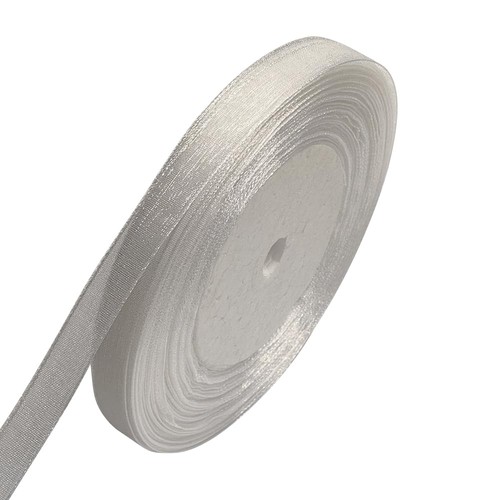 Nastro organza massello bianco