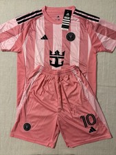 Maglia Messi Inter Miami Bambino 2025/26 Rosa Home Completo Originale Lionel