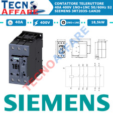 Contattore AC-3 40A 400V
