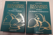 ENCICLOPEDIA DELLA STORIA - 2 VOLUMI PRIMA EDIZIONE  PLOETZ KARL MONDADORI 1974