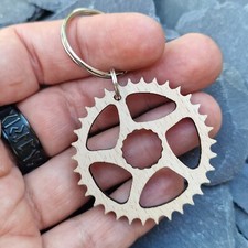 Unique MTB Chainring Keyring -