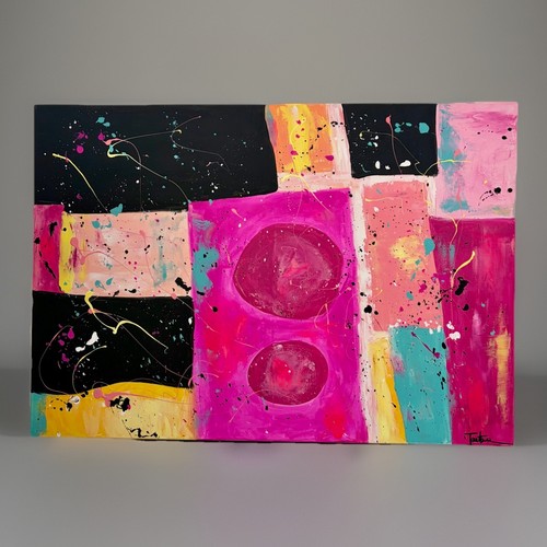 Quadro astratto dipinto - quadro,