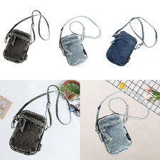 Borsa a tracolla in denim