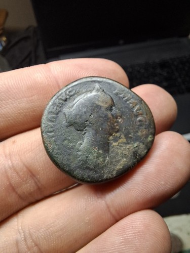 Faustina sesterzio 7 gr - faustina,, 22,7