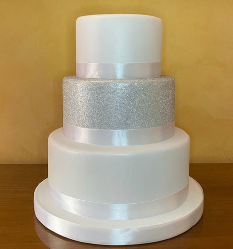 Torta scenografica bianca - torta, e