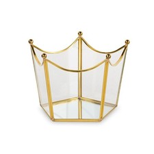 CORONA vetro bordo colore ORO