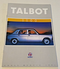 Brochure de Vente TALBOT 1100