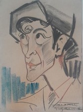 Ritratto caricatura datato