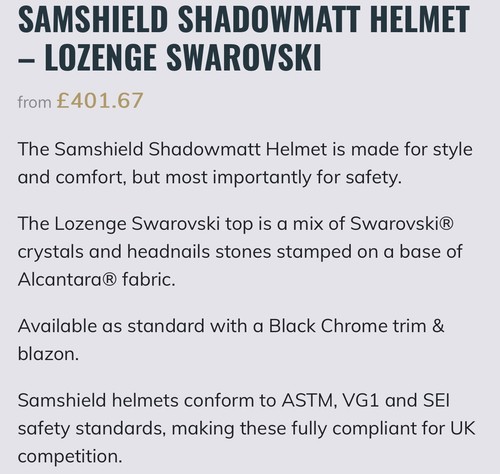 Cappello equitazione samshield - equitazione,