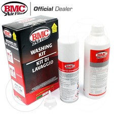 KIT LAVAGGIO PULIZIA FILTRO ARIA BMC AUTO MOTO OLIO SPRAY + DETERGENTE WA200-500