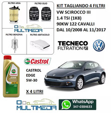 TAGLIANDO 4 FILTRI OLIO