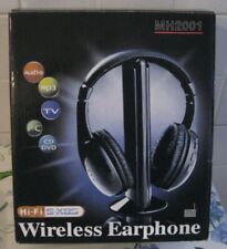 Cuffie senza filo 5 in 1 Radio Fm integrata SXBS Mh2001  Per Tv Pc Hi Fi ecc