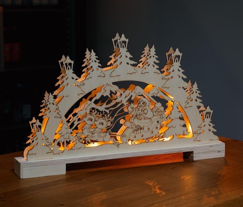 Led arco luce legno - led, di
