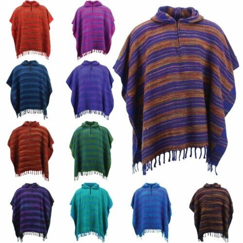 Morbido acrilico poncho con - morbido,