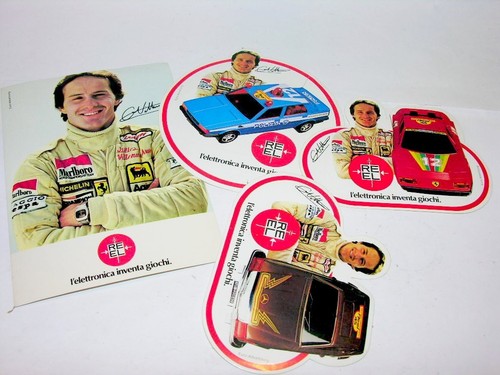 Gilles villeneuve adesivi 1 - adesivi,