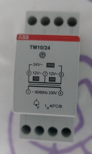 Abb tm10 trasformatore 10va - tm10/24,