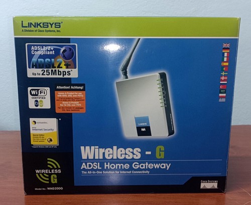 Linksys wag200g modem - linksys,