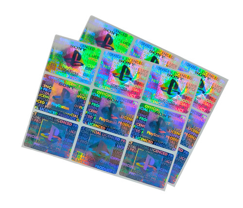 18x new stickers hologram case - new,
