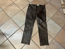 Pantaloni Donna in Pelle Jeckerson Tg Media