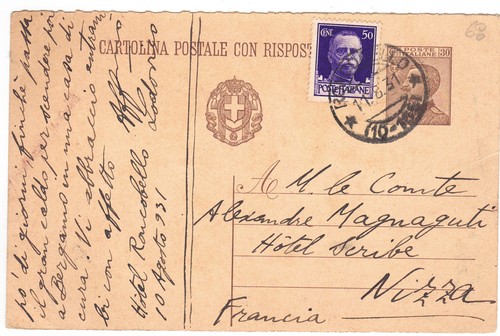 C068 intero postale regno - intero,