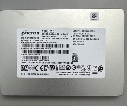 Micron mtfddak256tdl 256gb - micron,