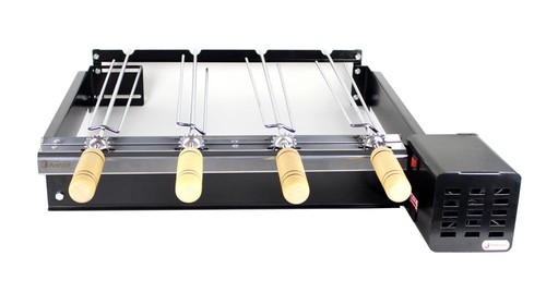 Griglia girarrosto barbecue
