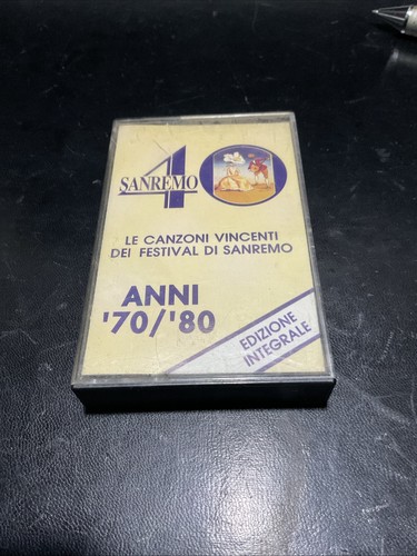 Audiocassetta san remo - audiocassetta, 40*