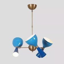 Lampadario a tre bracci a sei