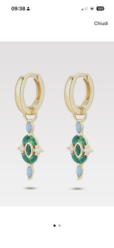 Orecchini argento925 placcato - orecchini,