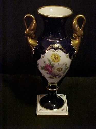 Vaso mantello cobalto oro con - vaso,