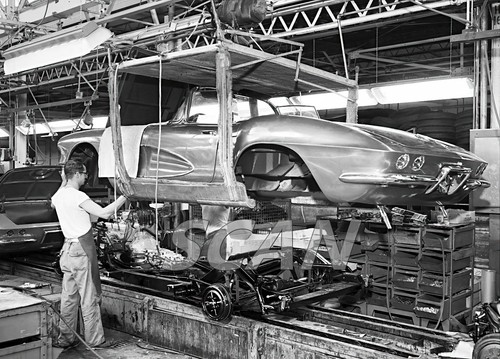 Corvette 1961 corpo telaio - a,