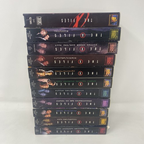 Vhs lot the - 9, x-files