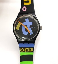 Swatch Prototipo Automatico 1989 - GB124P1 - Harajuku Cassa in Alluminio - Nuovo