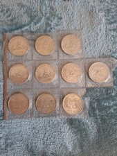 LOTTO DI 10 MONETE - 500 LIRE