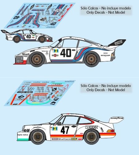 Decals porsche 935 mans - decals,