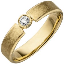 Anello Solitario Di 585 Oro