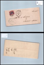 Storia postale Regno VEII da Pontevico a Pavone Mella sassone 30