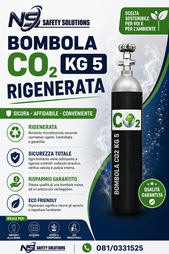 Bombola co2 alimentare - co2, 5