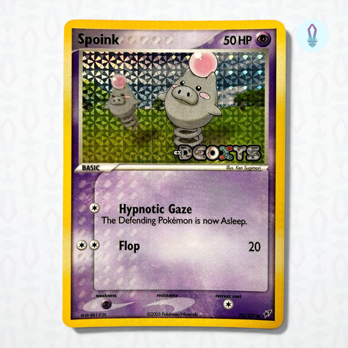 Pokemon spoink 107 ex - pokemon, 76/107