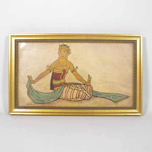 Stampa indonesiana danzatrice - indonesiana,