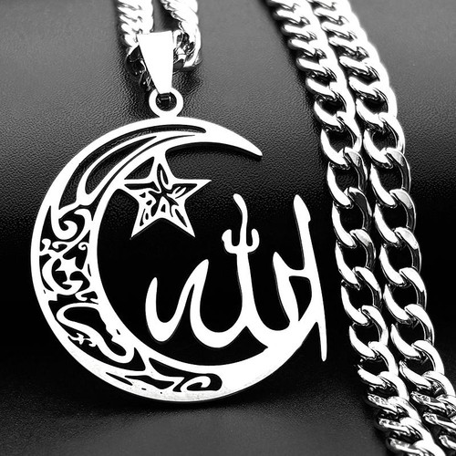 Collana islamica mezzaluna - collana,